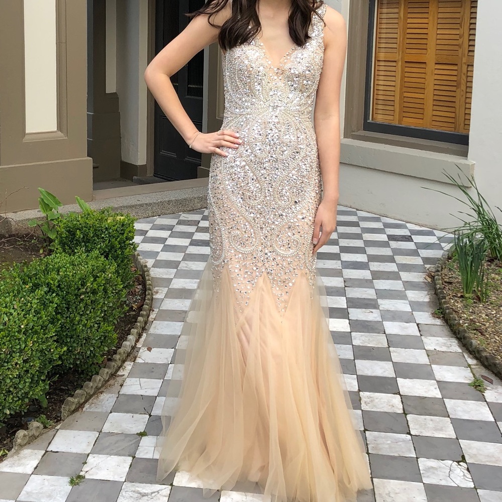 Gold Prom Dress - Picture 4 of 8
